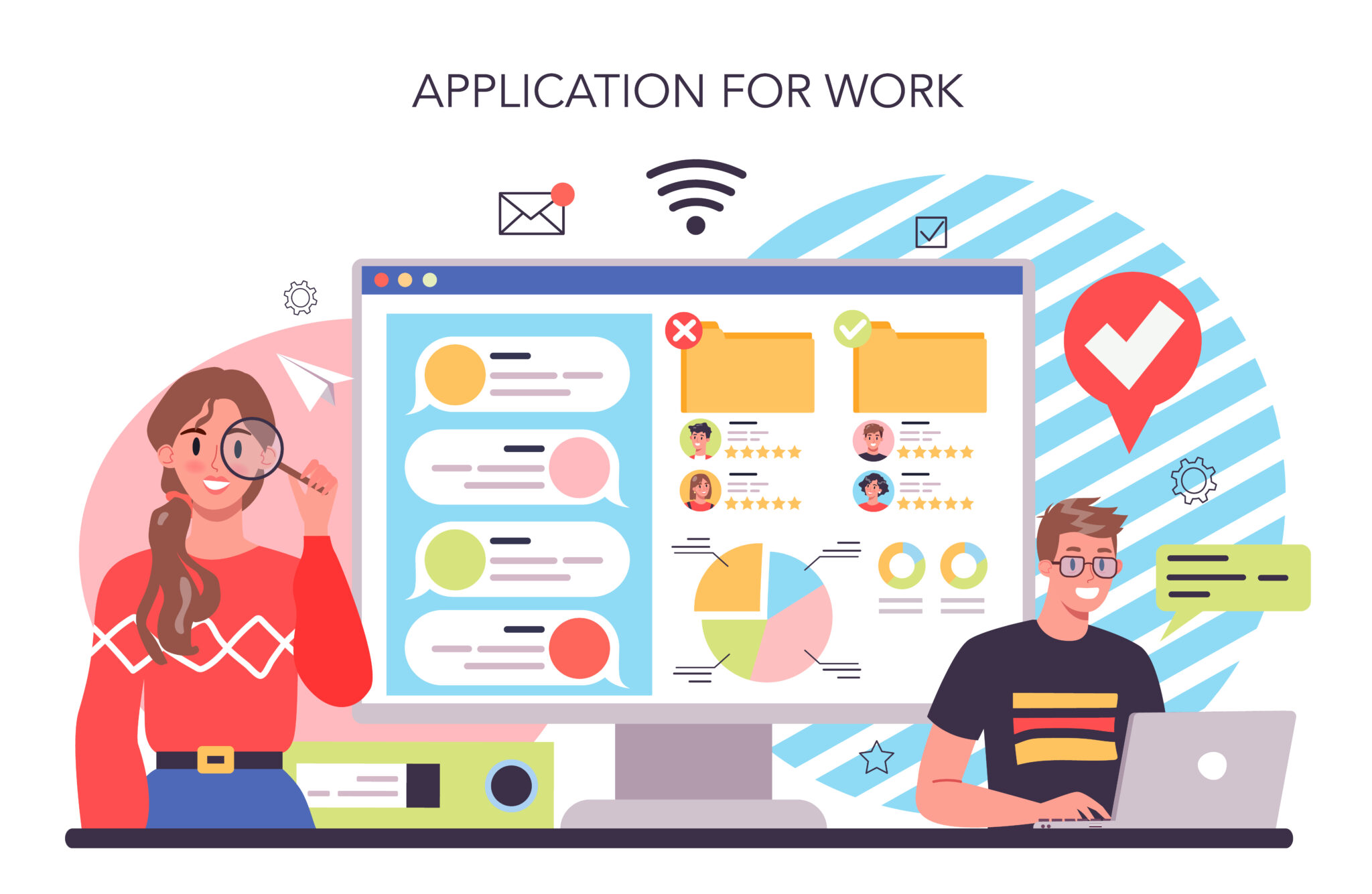 Works applications. Work приложение.