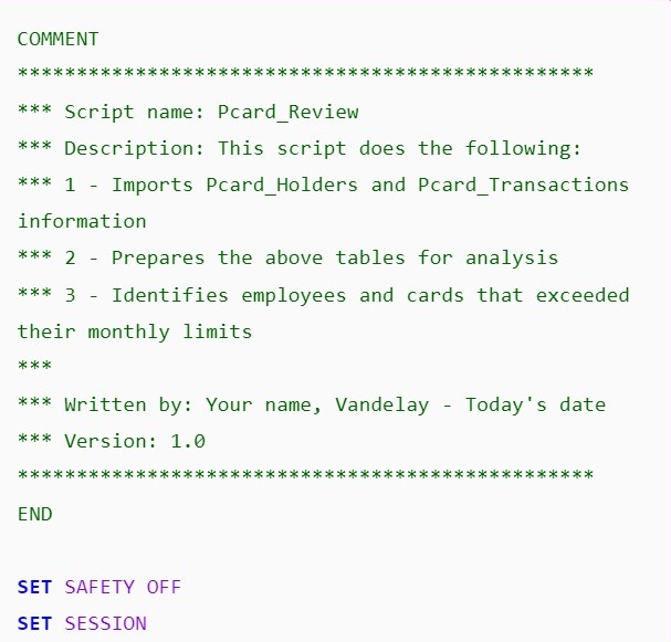 Contoh Script Analytics