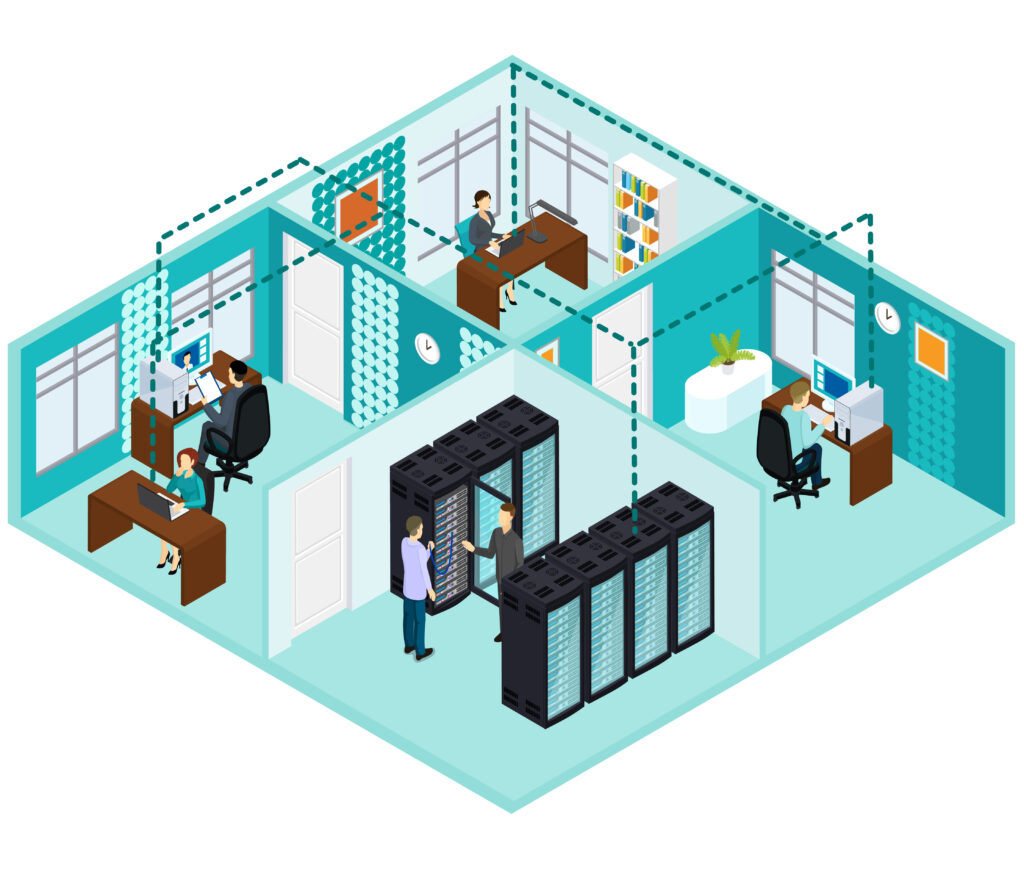 Jaringan Kantor Tradisional vs Smart Office
